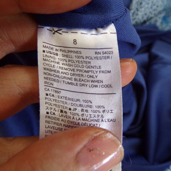 Banana Republic blue boho print dress 8 - Picture 9 of 9